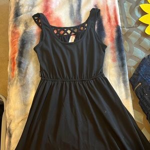 Short black fun dress
